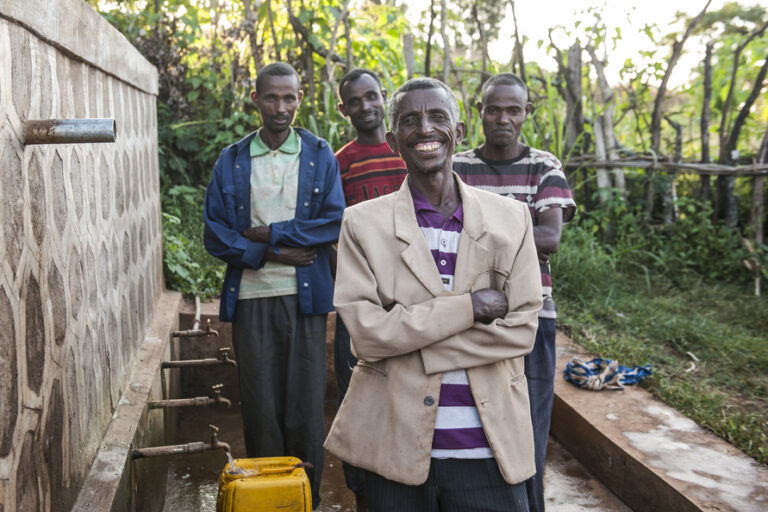 Training für ein Wasserkomitee