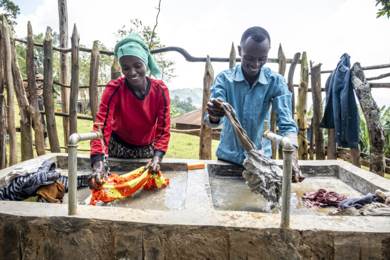 Bau einer Quellfassung