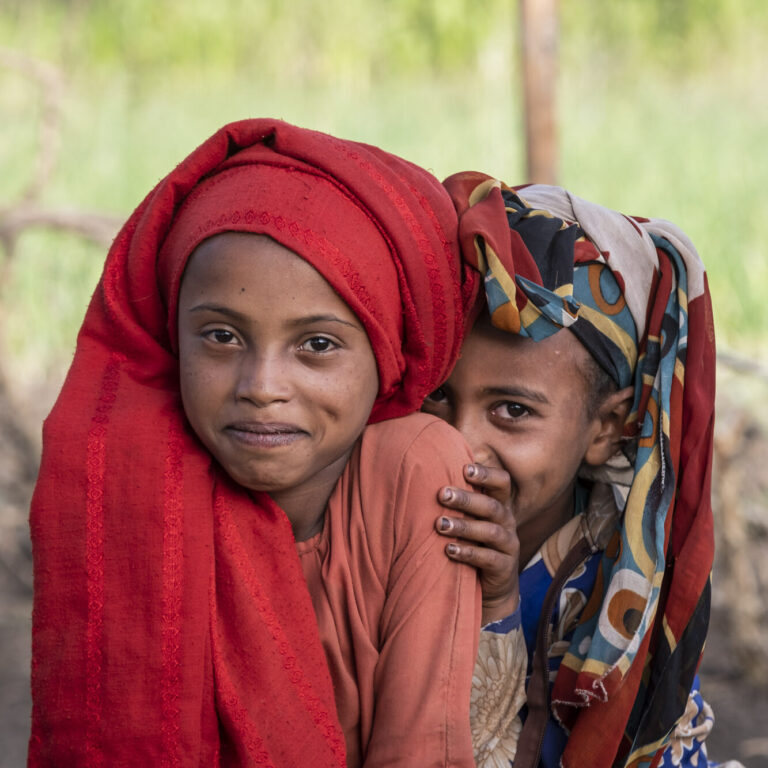 Kinder im Projektgebiet Borena