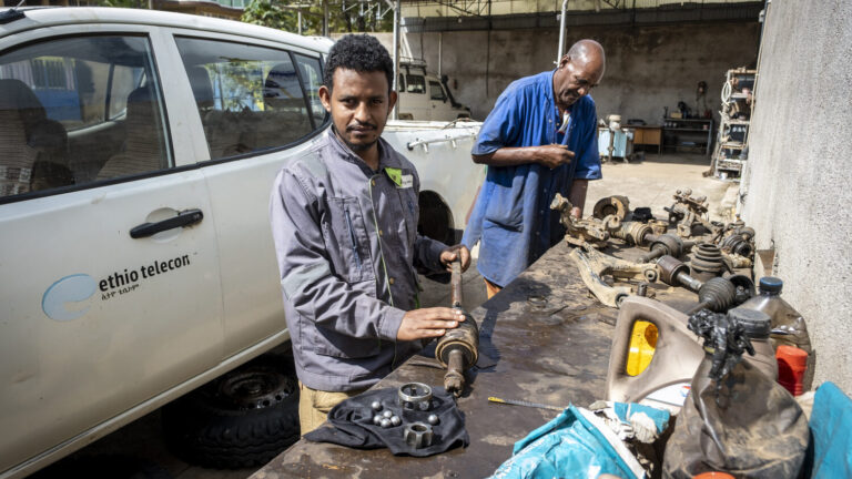 Dejene Edossa arbeitet bei Ethio Telecom in Harar und ist Präsident des ATTC-Alumni-Vereins.