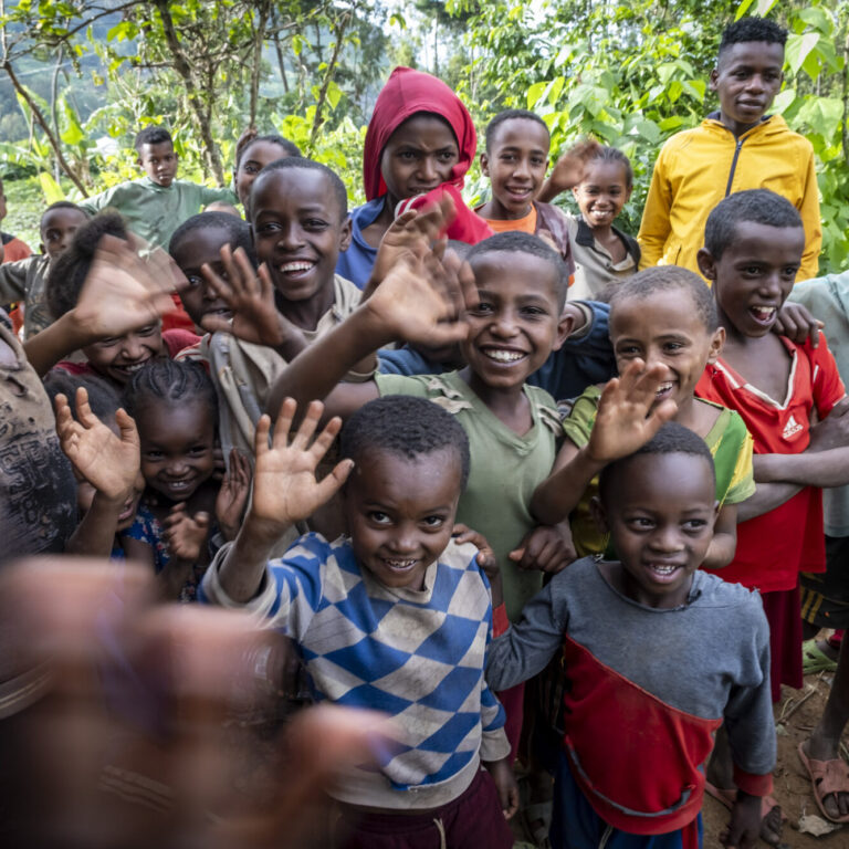 Kinder im Projektgebiet Kawo Koysha