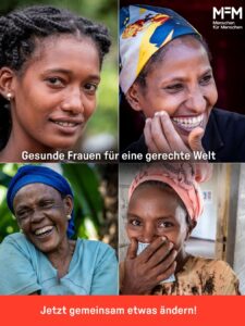 4 Frauenportraits aus Äthiopien
